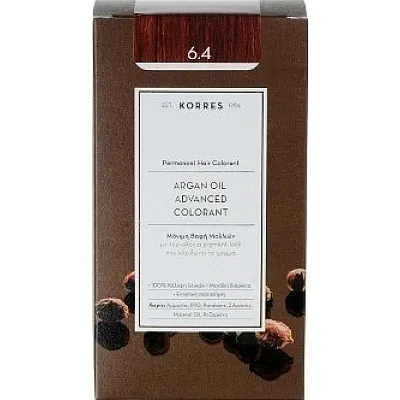 Korres Argan Oil Advanced Colorant 6.4 Ξανθό Σκούρο Χάλκινο