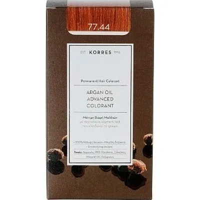 Korres Argan Oil Advanced Colorant 77.44 Ξανθό Έντονο Χάλκινο