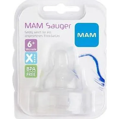 Mam Cross Cut Teat (Size X), 2 pcs