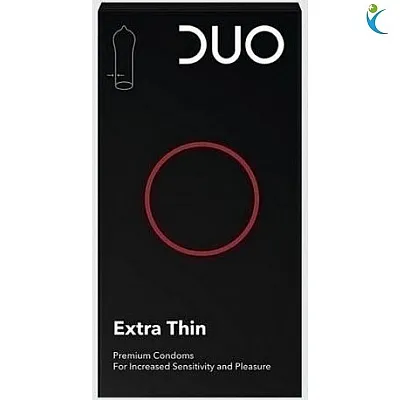 DUO Extra Condoms Very Thin, 12 Pieces