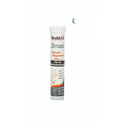Health Aid Zimacal Calcium Magnesium Zinc Για την Οστεοπόρωση 20 Αναβράζοντα Δισκία