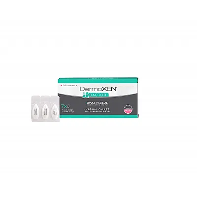 Dermoxen Bactor Vaginal Ovules that Protect the Vaginal Natural Defense, 7 x 2gr