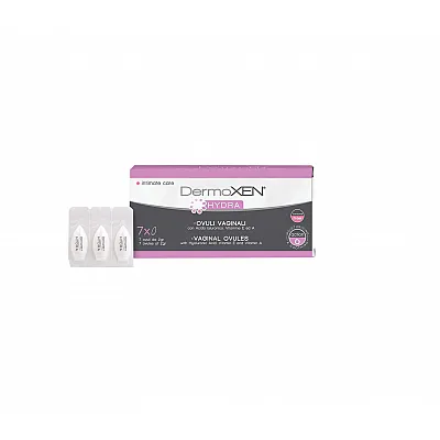 Dermoxen Hydra Vaginal Ovules with Moisturizing & Soothing Action, 7 x 2gr