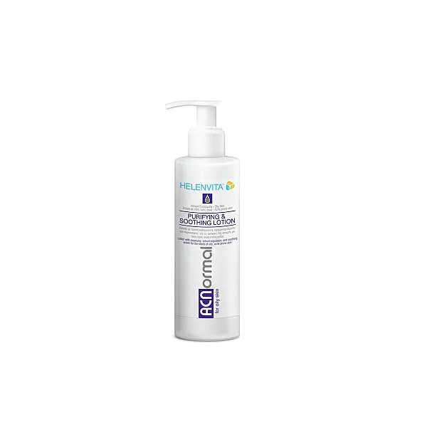 Helenvita ACNormal Purifying & Soothing Lotion Καθαριστική & Καταπραϋντική Λοσιόν για Λιπαρές Επιδερμίδες, 200ml