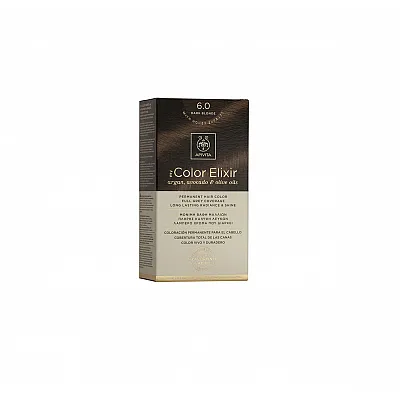 Apivita My Color Elixir Μόνιμη Βαφή Μαλλιών No 6.0 Ξανθό Σκούρο, 1 τεμάχιο