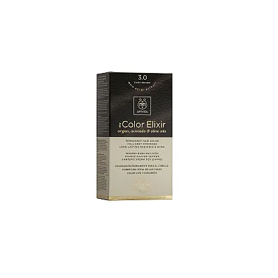 Apivita My Color Elixir Μόνιμη Βαφή Μαλλιών No 3.0 Καστανό Σκούρο, 1 τεμάχιο