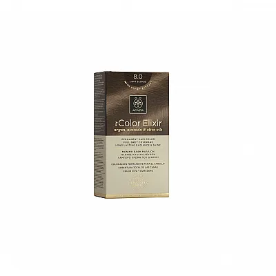 Apivita My Color Elixir Μόνιμη Βαφή Μαλλιών No 8.0 Ξανθό Ανοιχτό, 1 τεμάχιο