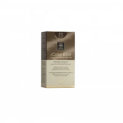 Apivita My Color Elixir Μόνιμη Βαφή Μαλλιών No 9.0 Ξανθό Πολύ Ανοιχτό, 1 τεμάχιο