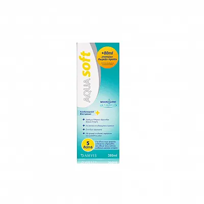 Aquasoft Υγρό Φακών Επαφής 380ml