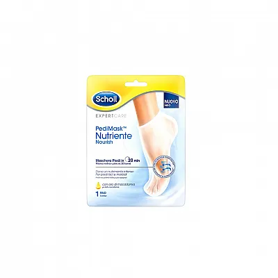 Scholl PediMask Nutriente Μάσκα Ποδιών με Λάδι Μακαντέμια, 1 ζευγάρι