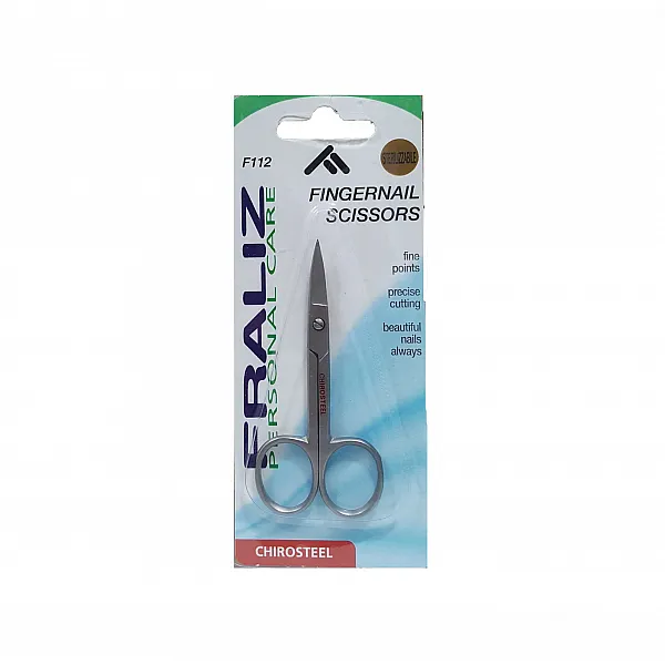 Fraliz F112 Fingernails Scissors Ψαλιδάκι για τα Νύχια των Χεριών Λεπτό Καμπυλωτό 1 Τεμάχιο