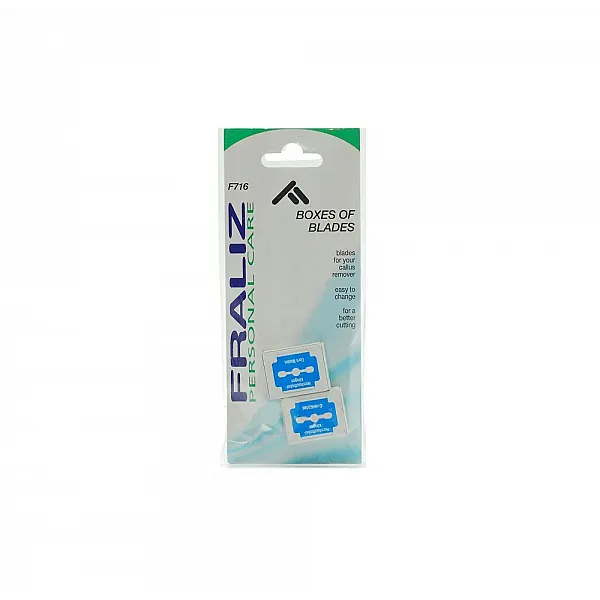 Fraliz F716 Boxes of Blades Ανταλλακτικές Λεπίδες για το Αφαιρετικό Κάλων 2 Κουτάκια των 10 Λεπίδων