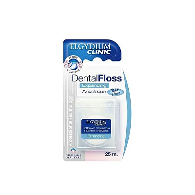 Elgydium Clinic. Dental Floss Antiplaque, 25m. Mint Flavor