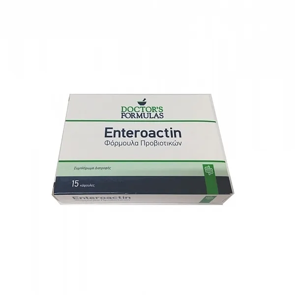 Doctors Formula Enteroactin Φόρμουλα Προβιοτικών 15 Κάψουλες