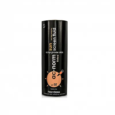 Frezyderm Ac - Norm Sunscreen Fluid Sun Tinted SPF50+ Υγρή Αντιηλιακή Προσώπου Σε μορφή Πούδρας 50ml