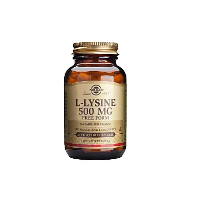 Solgar L-Lysine 500mg 50 φυτικές κάψουλες