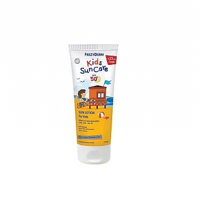 Frezyderm Kids Suncare SPF50+ Παιδικό Αντηλιακό Γαλάκτωμα για Πρόσωπο & Σώμα, 175ml
