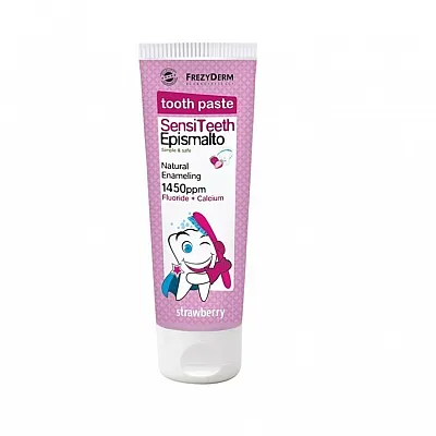 FREZYDERM SensiTeeth Epismalto Tooth Paste 1.450ppm Φυσική επισμάλτωση, για παιδιά από 6 ετών, 50ml