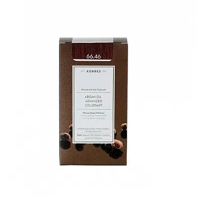 Korres Argan Oil Advanced Colorant 66.46 Έντονο Κόκκινο Βουργουνδίας