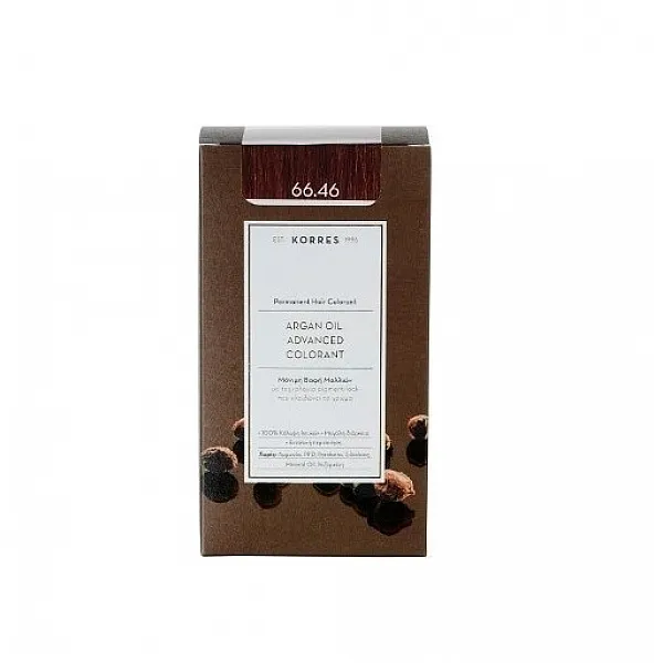 Korres Argan Oil Advanced Colorant 66.46 Έντονο Κόκκινο Βουργουνδίας