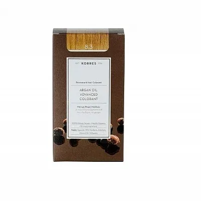 Korres Argan Oil Advanced Colorant 8.3 Ξανθό Ανοιχτό Μελί