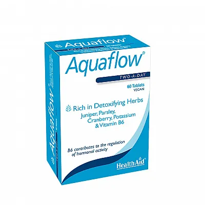 Health Aid Aquaflow Vegetarian Blister, Φυτικό Διουρητικό, 60 Tablets