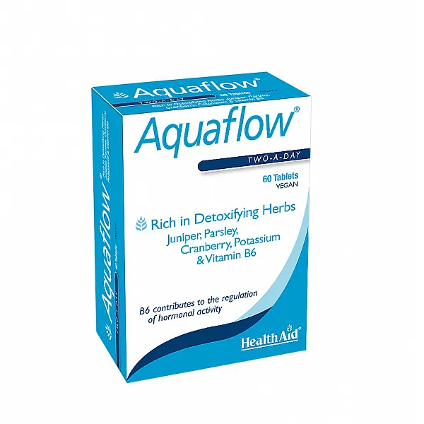 Health Aid Aquaflow Vegetarian Blister, Φυτικό Διουρητικό, 60 Tablets