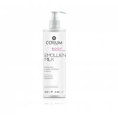 Corium Line Body Emollient Milk (250ml) - Ενυδατικό Γαλάκτωμα για Πρόσωπο και Σώμα