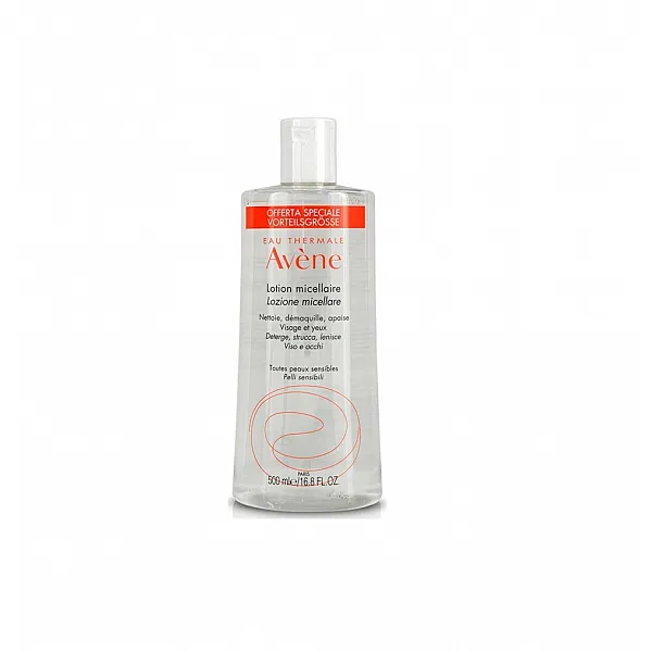 Avene Lotion Micellaire Απαλή Λοσιόν Καθαρισμού για Πρόσωπο, Μάτια & Χέιλη, 500ml