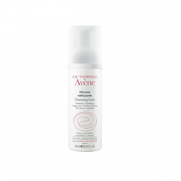 Avene Cleansing Foam Αφρός Καθαρισμού Προσώπου, 150ml