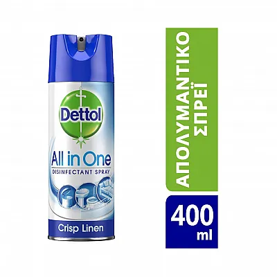 Dettol All-in-One Crisp Linen  Spray 400ml