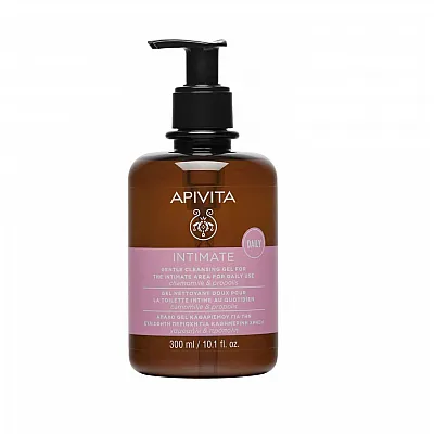Apivita Intimate Daily Απαλό Gel Καθαρισμού για την Ευαίσθητη Περιοχή με Χαμομήλι & Πρόπολη 300ml