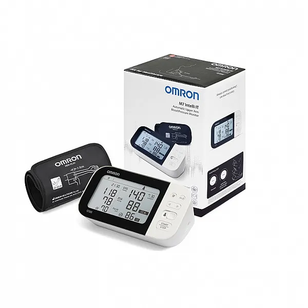 OMRON - M7 Intelli IT Έξυπνο Πιεσόμετρο Μπράτσου με Ανίχνευση Κολπικής Μαρμαρυγής HEM-7361T-EBK