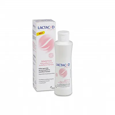 Lactacyd Pharma Sensitive Ήπιο Καθαριστικό Ευαίσθητης Περιοχής, 250ml