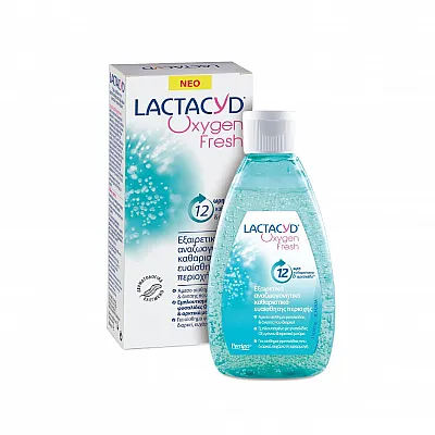 Lactacyd Oxygen Fresh Wash Εξαιρετικά Αναζωογονητικό Καθαριστικό της ευαίσθητης περιοχής, 200ml