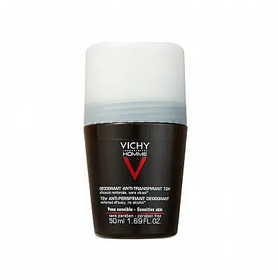 Vichy Homme Deodorant Anti-Transpirant Roll-On 72h 50ml