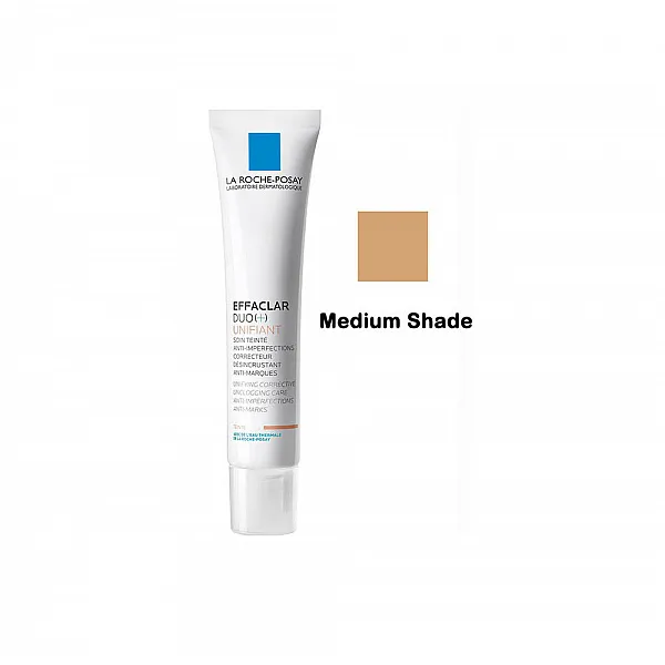 La Roche Posay Effaclar Duo+ Unifiant Medium Shade 40ml - Επανορθωτική Κρέμα Με Χρώμα Μεσαία Απόχρωση