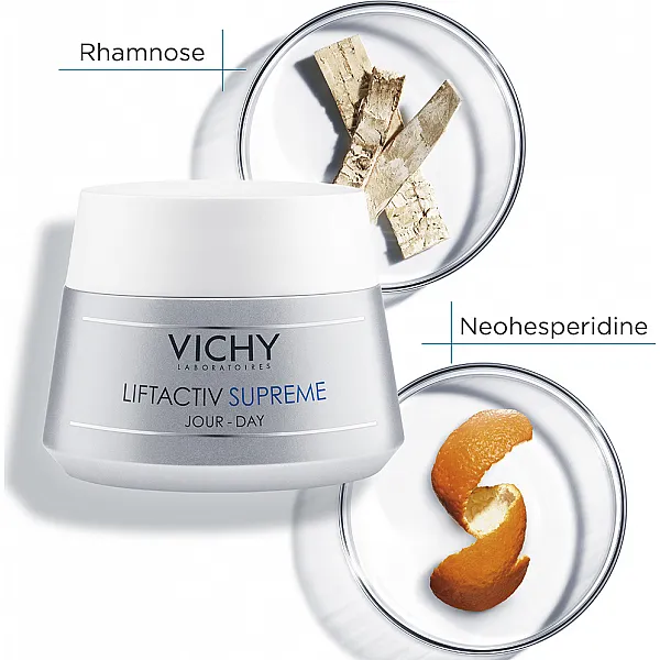 Vichy LIFTACTIV Supreme Αντιρυτιδική & Συσφικτική Κρέμα Προσώπου, για ξηρή / πολύ ξηρή & ευαίσθητη επιδερμίδα, 50ml