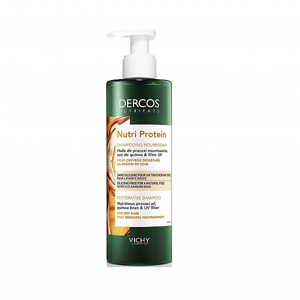 Vichy DERCOS NUTRIENTS Nutri Protein Σαμπουάν για Ξηρά Μαλλιά, 250ml