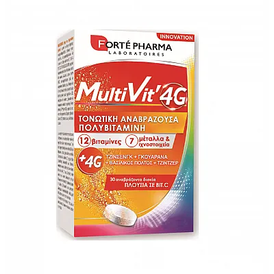 Forte Pharma MultiVit 4G 4gr 30 effervescent tablets