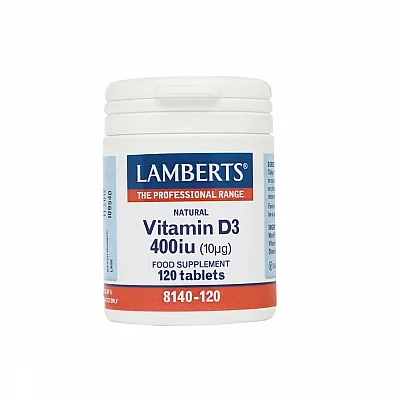 Lamberts Vitamin D 400iu (10μg) 120 Tablets
