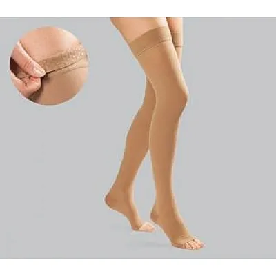 ANATOMIC LINE 6335 – THIGH HIGH STOCKINGS, OPEN TOES CLASS ΙI – 22-33 MM HG – SIZE:L