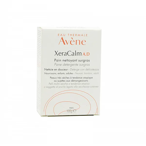 Avene Eau Thermale Xeracalm A.D. Relipidante Υπερλιπαντική Στερεά Πλάκα Σαπουνιού , 100gr