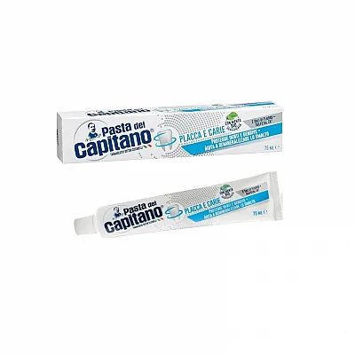 Pasta Del Capitano Toothpaste Placca E Carie 75ml Οδοντόκρεμα κατά της Πέτρας & Τερηδόνας