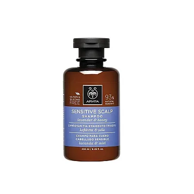 Apivita Sensitive Scalp Shampoo with Lavender & Honey, 250ml