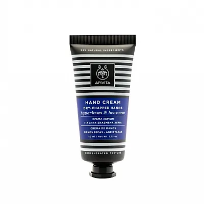 Apivita Dry-Chapped Hands Hypericum & beeswax Κρέμα για Ξηρά-Σκασμένα Χέρια Συμπυκνωμένης Υφής, 50ml