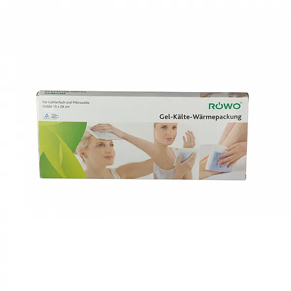 Rowo Cold/Hot- Παγοκύστη/Θερμοφόρα Γέλης 13x28cm, Πολλαπλών Χρήσεων 1 τεμάχιο