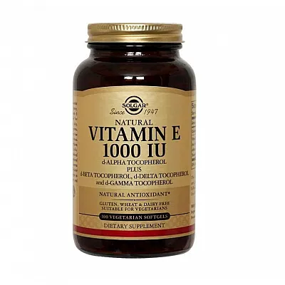 Solgar Vitamin E 1000iu 100 μαλακές κάψουλες