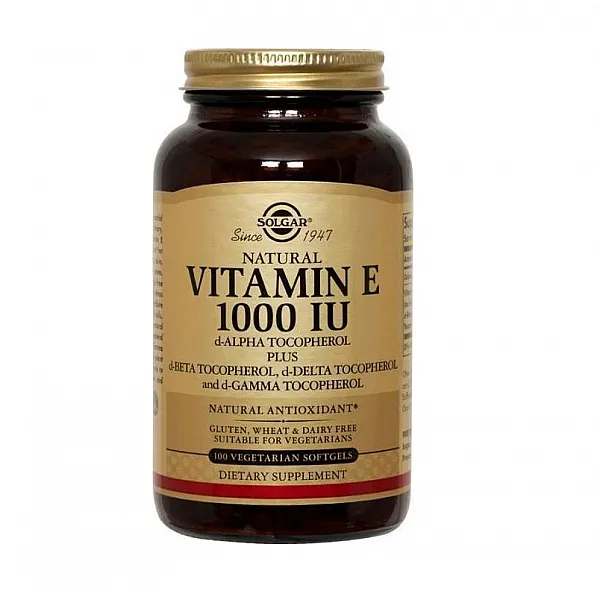 Solgar Vitamin E 1000iu 100 μαλακές κάψουλες
