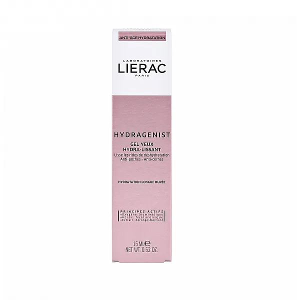 Lierac Hydragenist Hydra Smoothing Eye Gel, Ενυδατικό Gel Ματιών & Λείανσης, 15ml